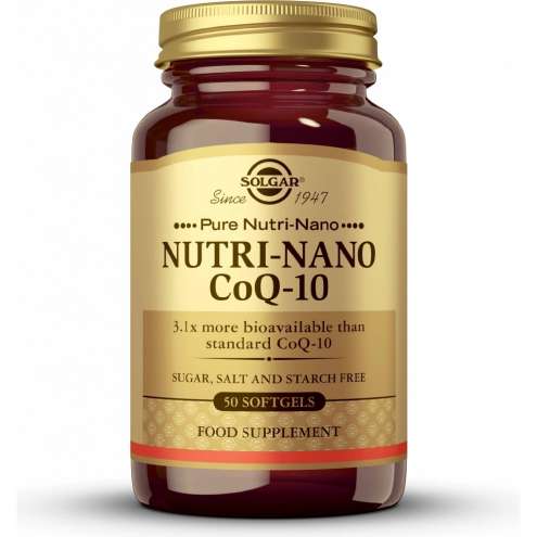 SOLGAR Nutri-Nano CoQ-10 50 cps